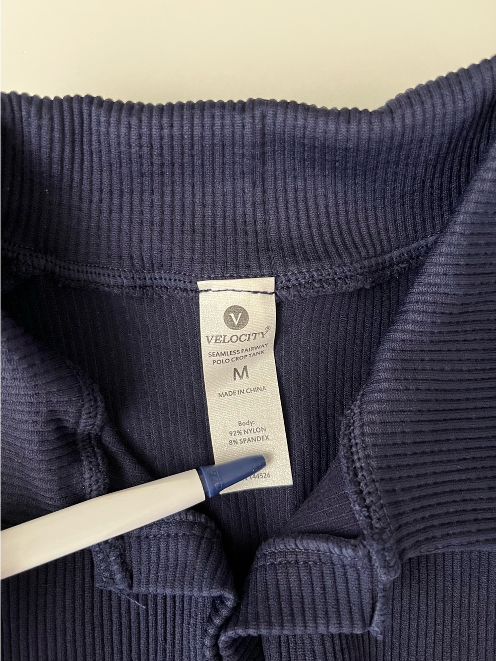 Velocity | NWT Seamless Fairway Polo Crop Tank - Picture 3 of 5